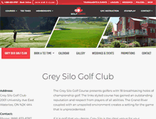 Tablet Screenshot of golfgreysilo.ca